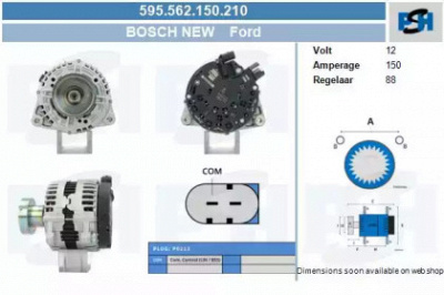 CV PSH 595562150210 -  Генератор
